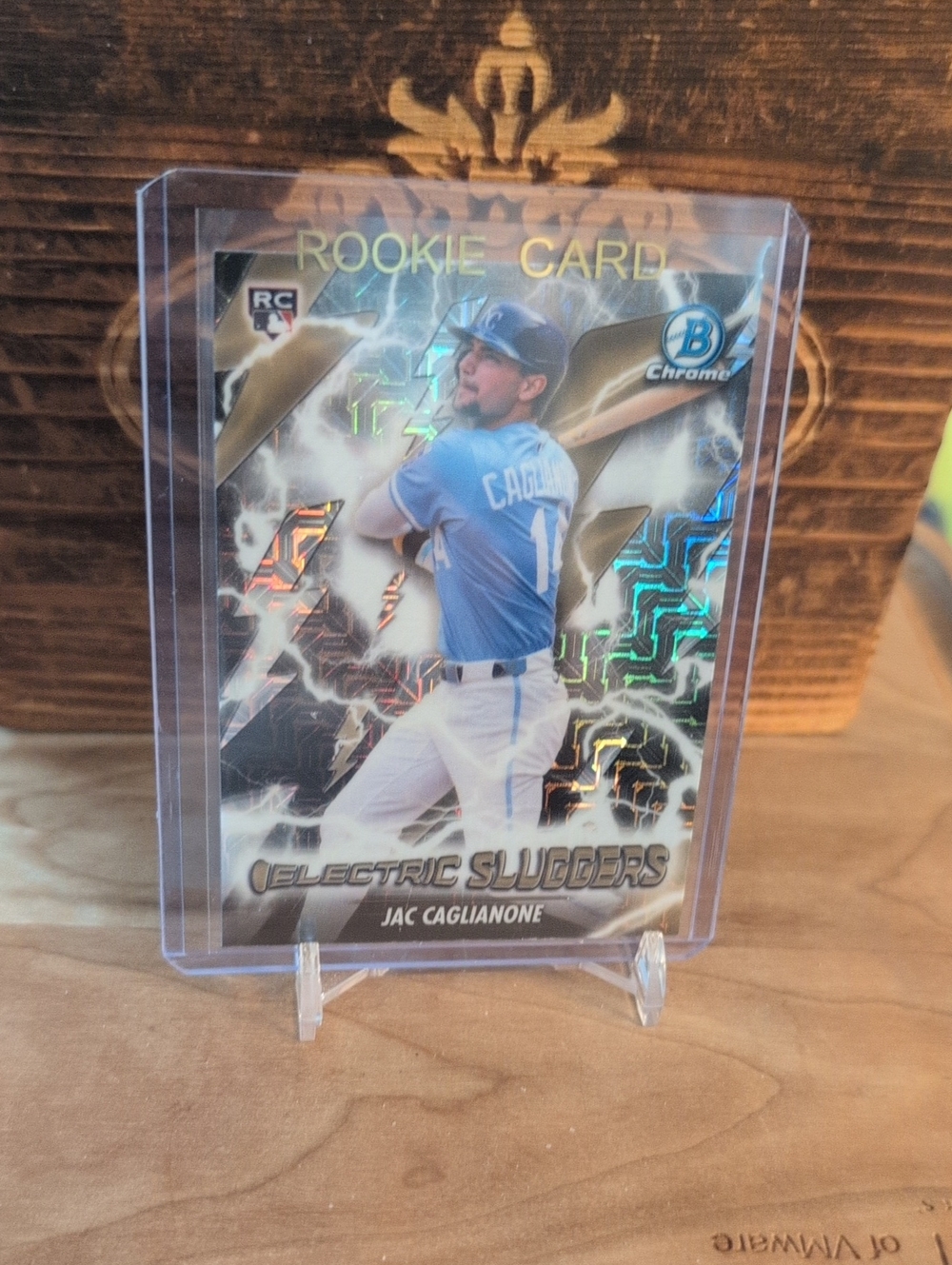 2026 Bowman Chrome Jac Caglianone Electric Sluggers Mojo Refractor Rookie Card